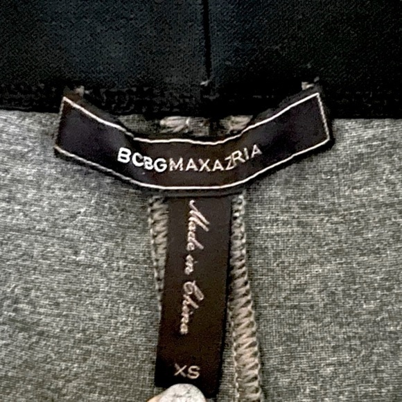 BCBGMaxazria Jeremiah Moto Colorblock Stretch Leggings Size XS - Picture 7 of 9